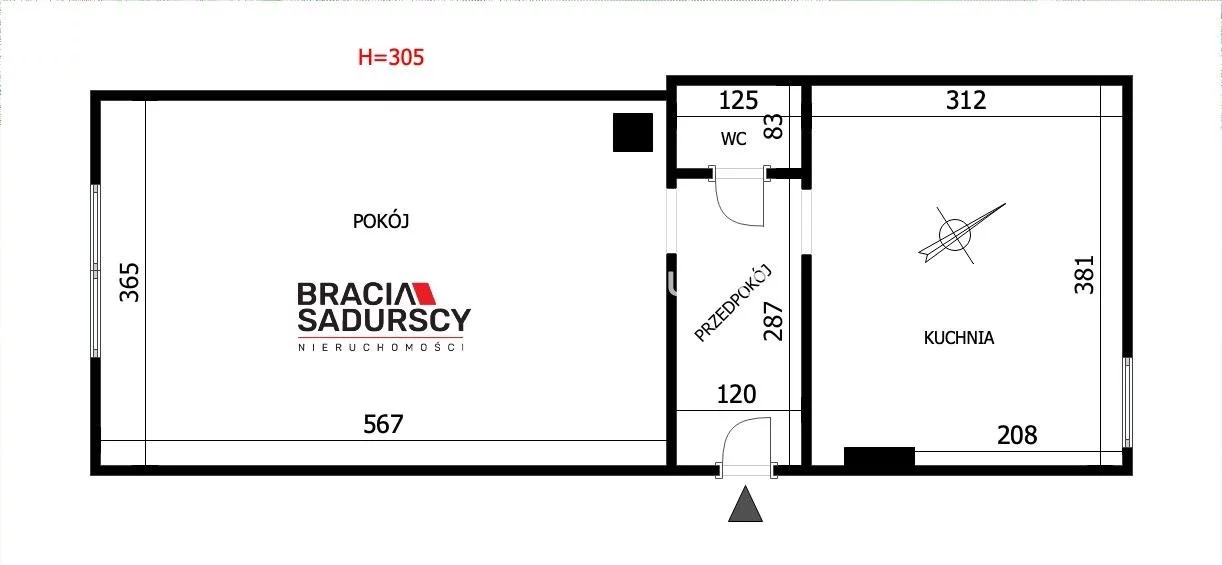 2 pokoje, mieszkanie 38,93 m², parter, oferta nr , BS3-MS-310294-1, Kraków, Stare Miasto, Stare Miasto, Kątowa