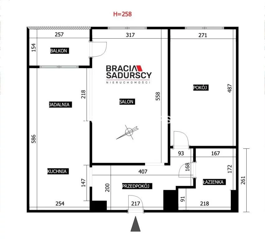 2 pokoje, apartament 58,70 m², piętro 1, oferta nr , BS1-MS-311869, Kraków, Dębniki, Ruczaj, Kobierzyńska