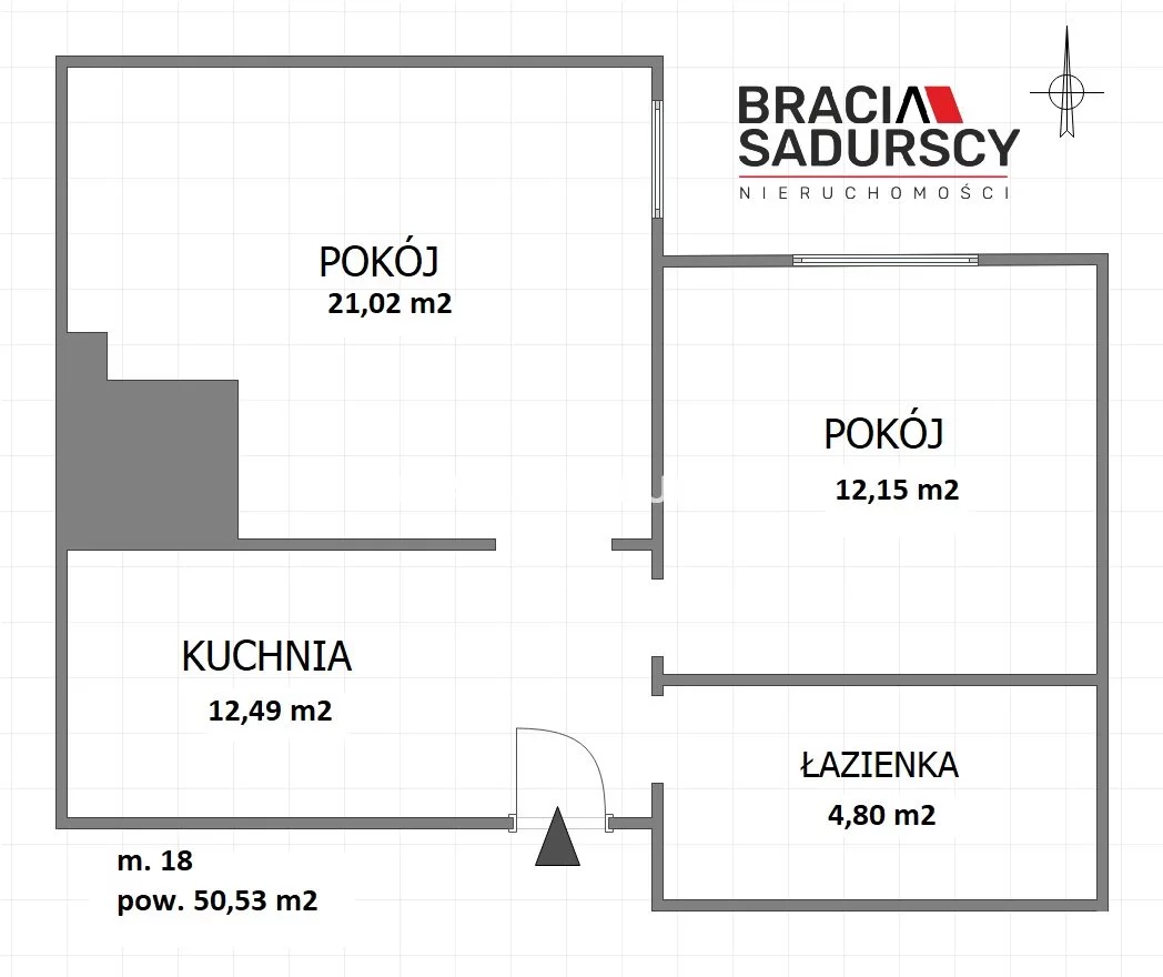 2 pokoje, mieszkanie 50,53 m², piętro 2, oferta nr , BS5-MS-298150-66, Chrzanów, Kolonia Stella