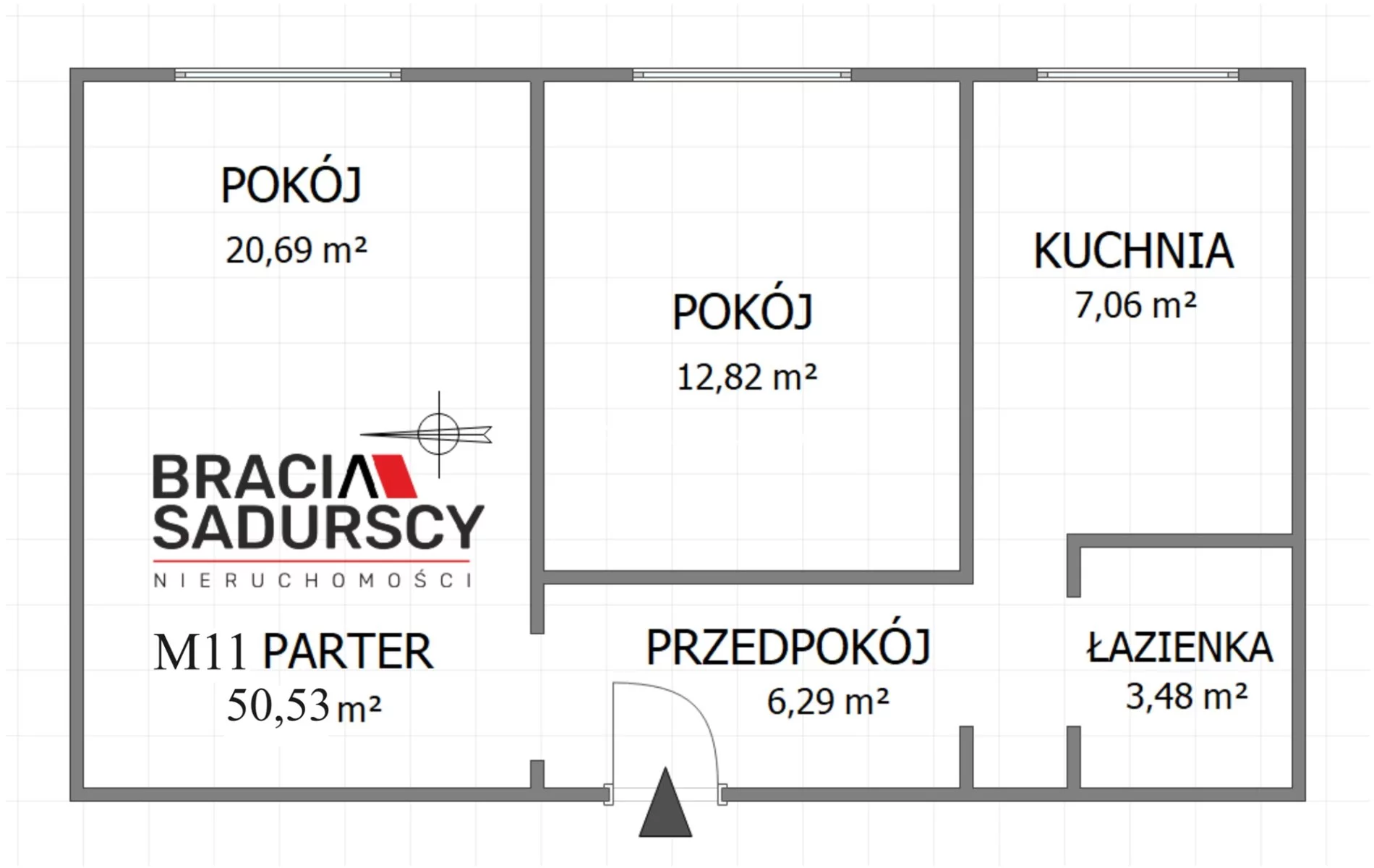 2 pokoje, mieszkanie 50,53 m², piętro 1, oferta nr , BS5-MS-298153-68, Chrzanów, Kolonia Stella