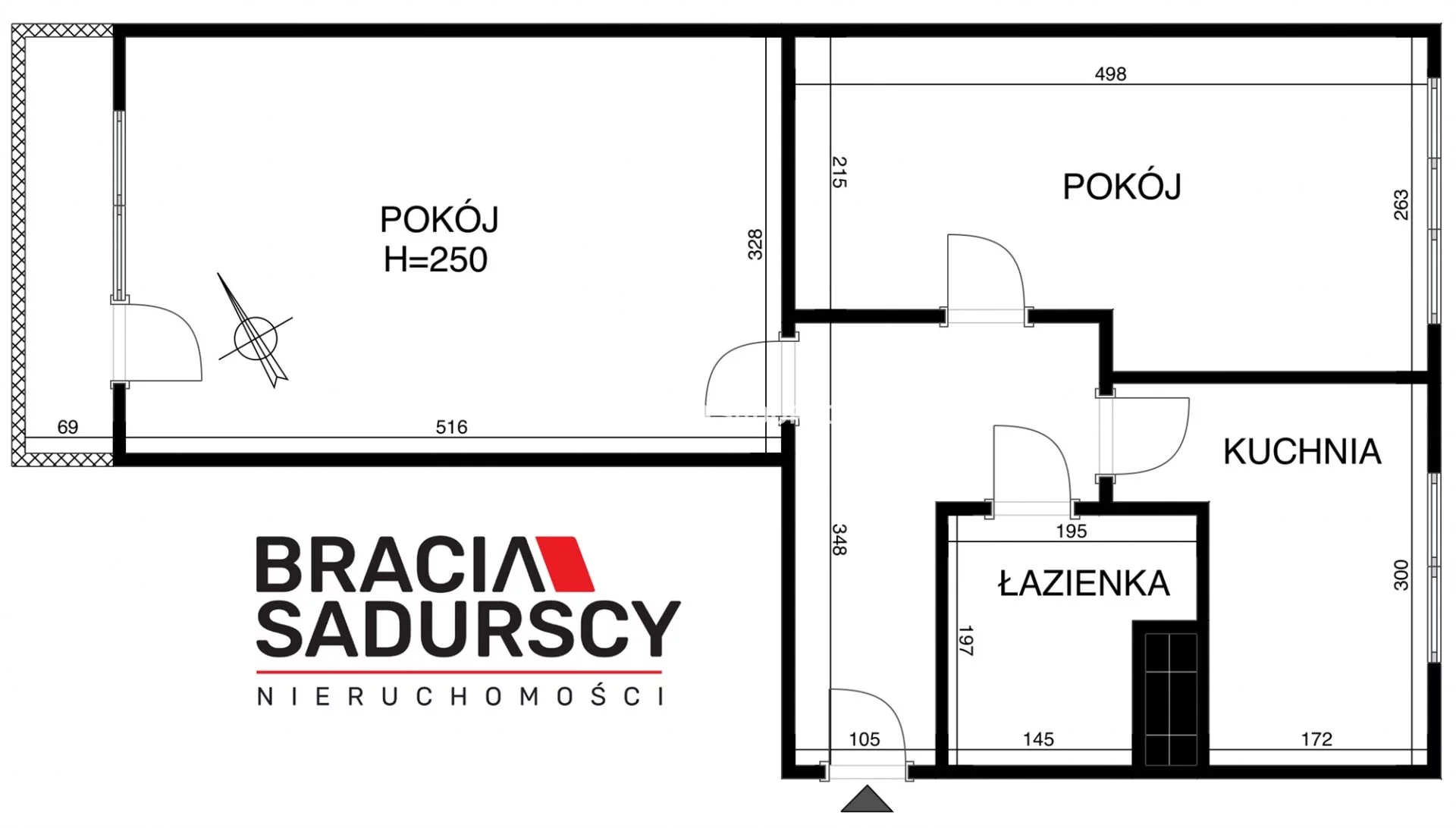 2 pokoje, apartament 43,60 m², piętro 2, oferta nr , BS3-MS-310385-3, Kraków, Krowodrza, Łobzów