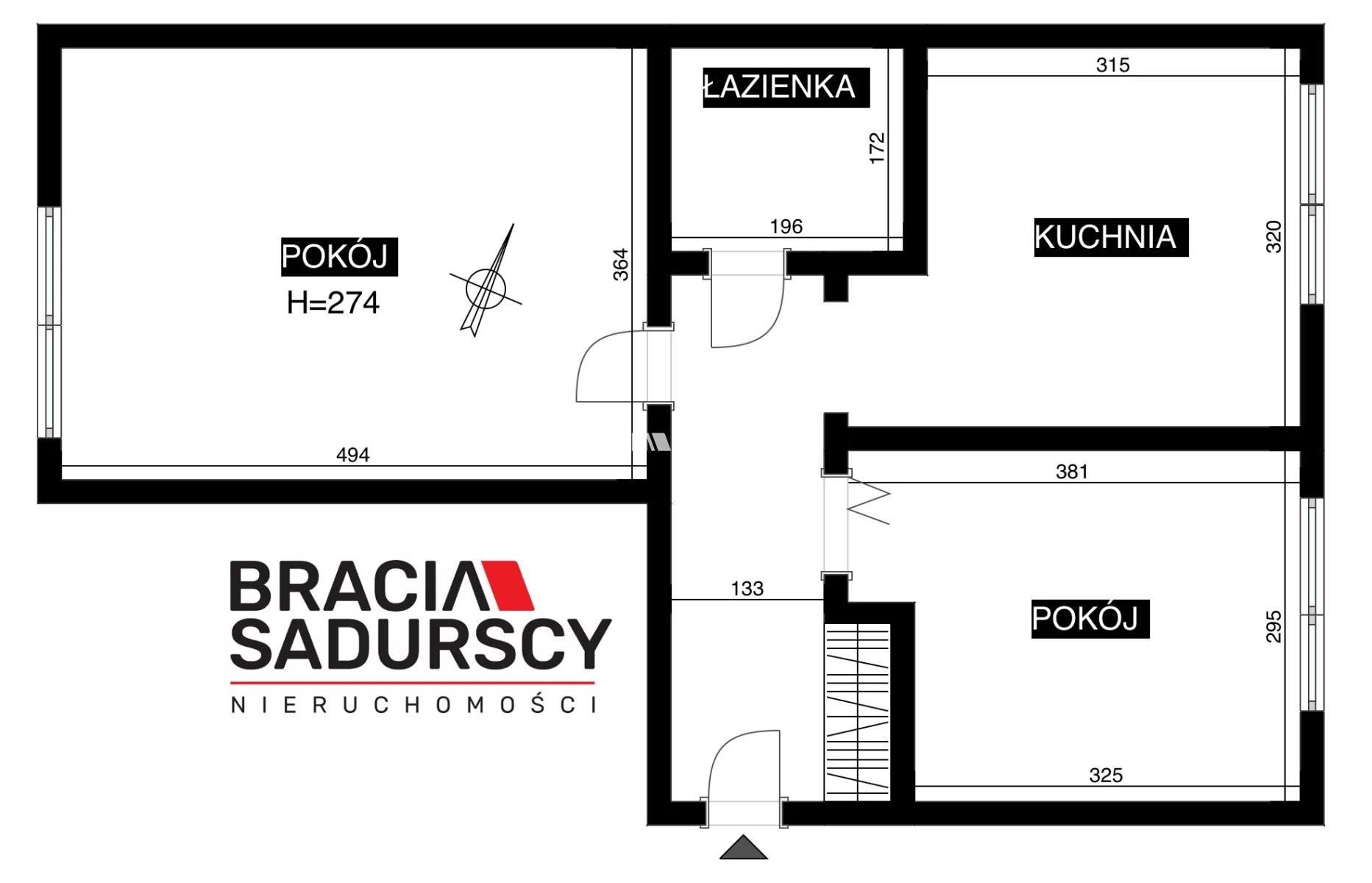 2 pokoje, mieszkanie 48,00 m², piętro 3, oferta nr , BS5-MS-312256, Kraków, Mistrzejowice, Nowa Huta