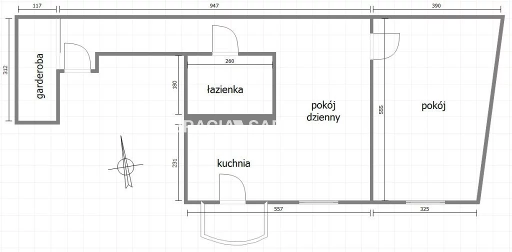 2 pokoje, apartament 58,16 m², piętro 4, oferta nr , BS4-MS-312342-2, Kraków, Stare Miasto, Stare Miasto, Krowoderska