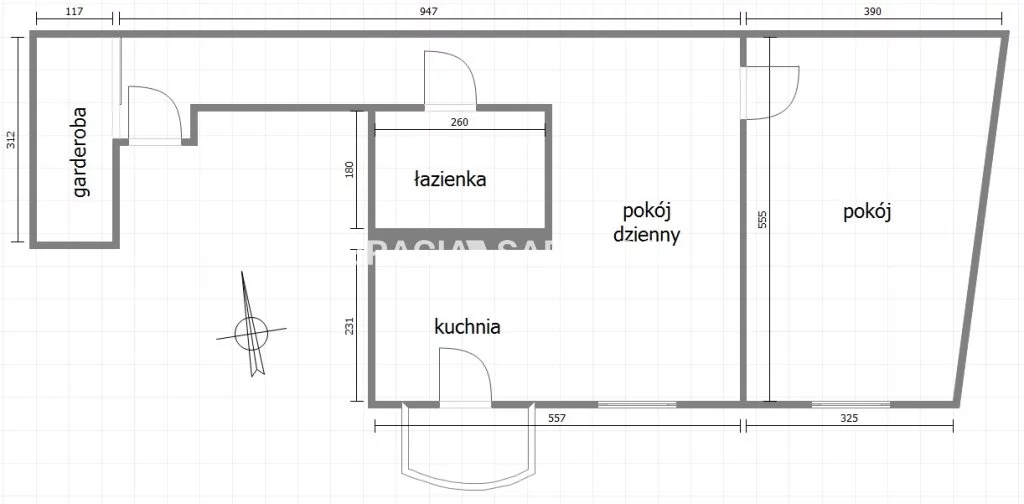 2 pokoje, apartament 58,16 m², piętro 4, oferta nr , BS4-MS-312342-2, Kraków, Stare Miasto, Stare Miasto, Krowoderska