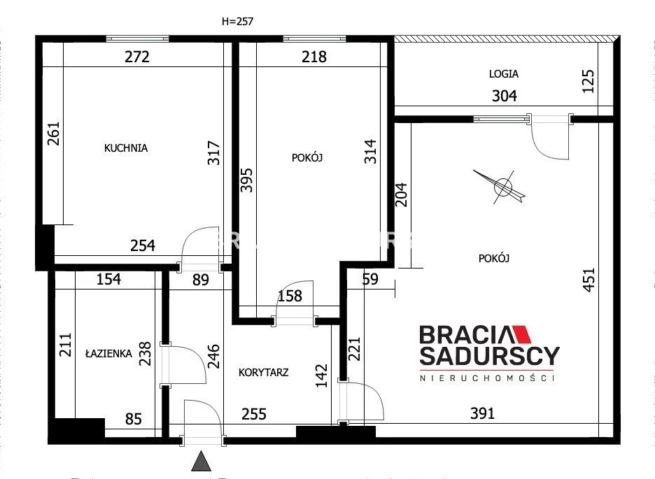 2 pokoje, mieszkanie 43,00 m², piętro 1, oferta nr , BS1-MS-309473-28, Kraków, Podgórze, Płaszów, Krzywda