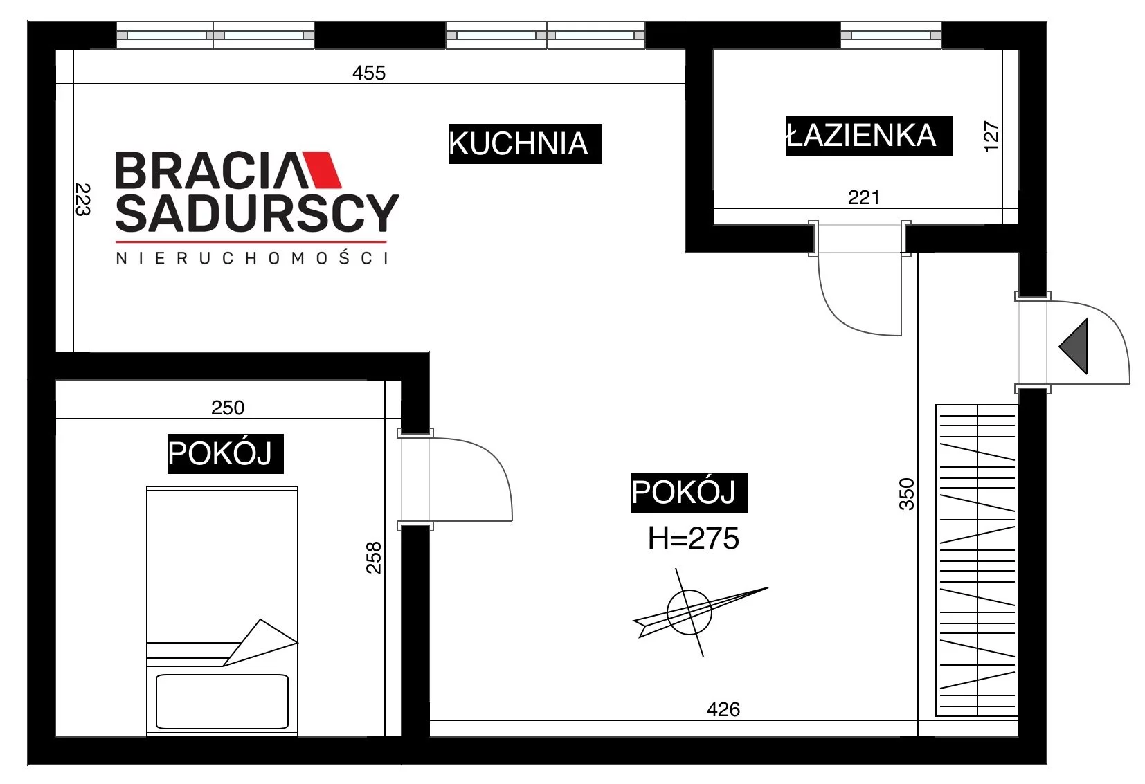 2 pokoje, apartament 33,16 m², parter, oferta nr , BS2-MS-311440, Kraków, Grzegórzki, Lubomirskiego