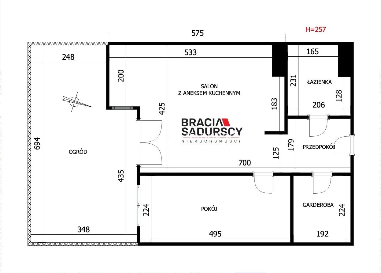 2 pokoje, mieszkanie 46,00 m², parter, oferta nr , BS4-MS-310889-1, Kraków, Prądnik Biały, Macieja Słomczyńskiego