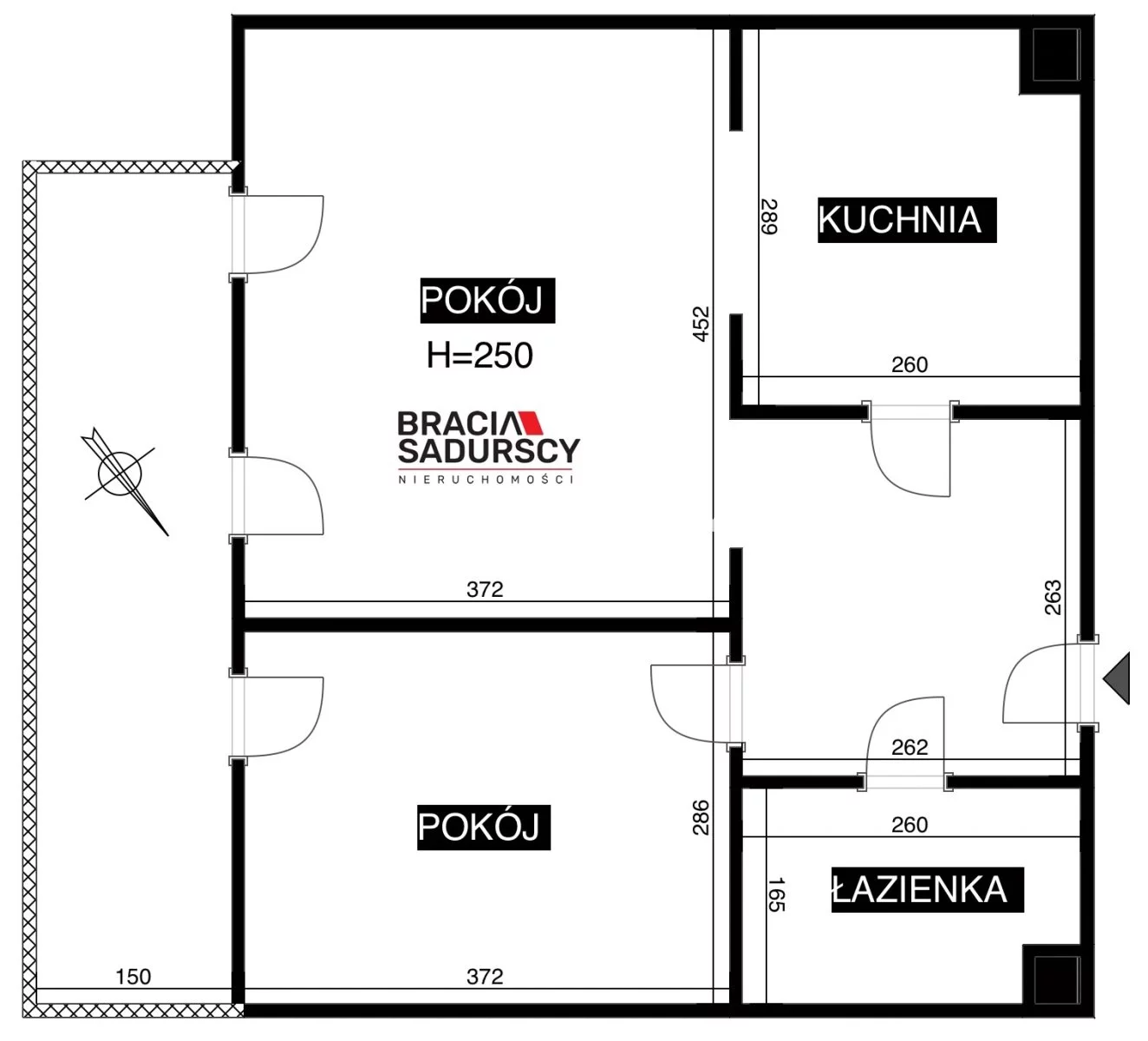 2 pokoje, apartament 46,19 m², piętro 1, oferta nr , BS1-MS-310781-3, Kraków, Bieżanów-Prokocim, Bieżanów, Mała Góra