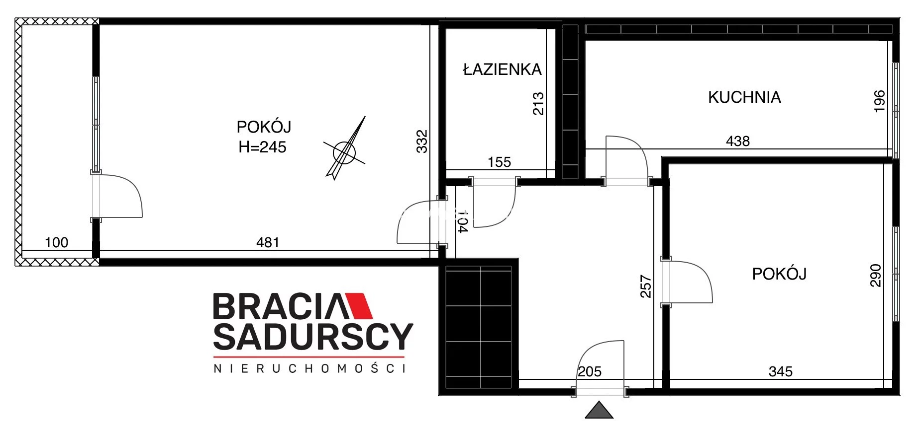 2 pokoje, apartament 41,59 m², parter, oferta nr , BS1-MS-308056-17, Kraków, Krowodrza, Na Błonie