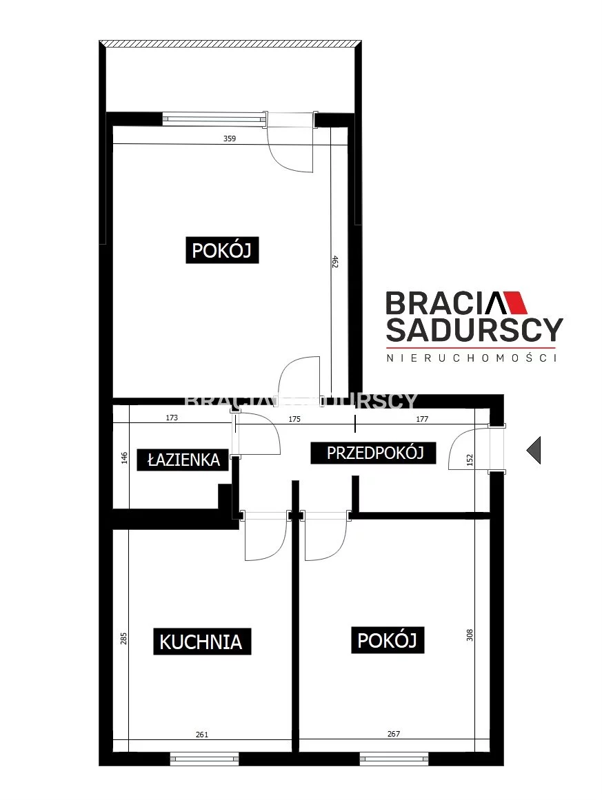 2 pokoje, mieszkanie 40,50 m², piętro 3, oferta nr , BS4-MS-312122, Kraków, Grzegórzki, Dąbie, Na Szaniec