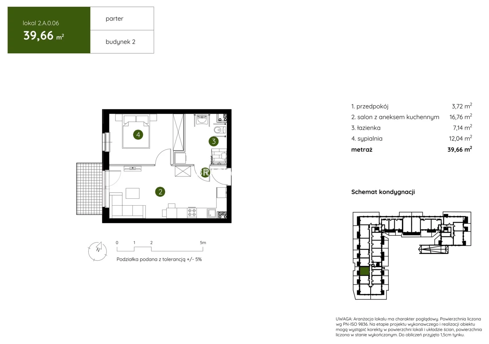 2 pokoje, mieszkanie 39,66 m², parter, oferta nr , BS2-MS-304197-4, Kraków, Prądnik Biały, Pękowicka