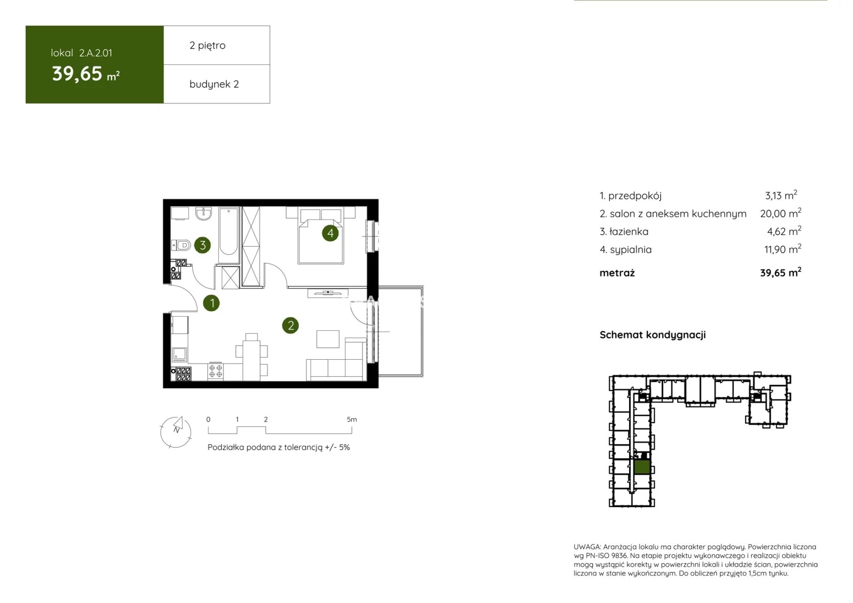 2 pokoje, mieszkanie 39,65 m², piętro 2, oferta nr , BS2-MS-304361-3, Kraków, Prądnik Biały, Pękowicka