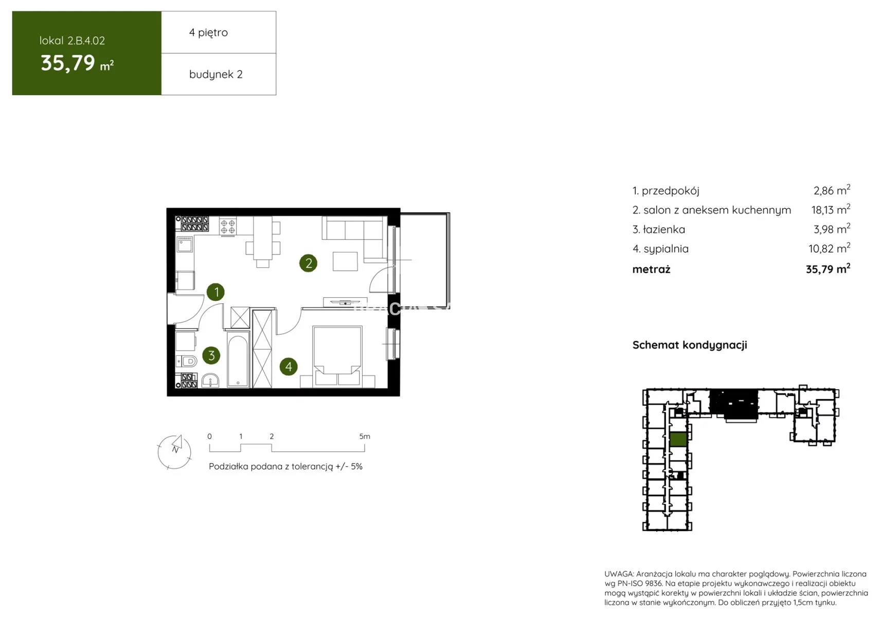 2 pokoje, mieszkanie 35,79 m², piętro 4, oferta nr , BS2-MS-304445-3, Kraków, Prądnik Biały, Pękowicka