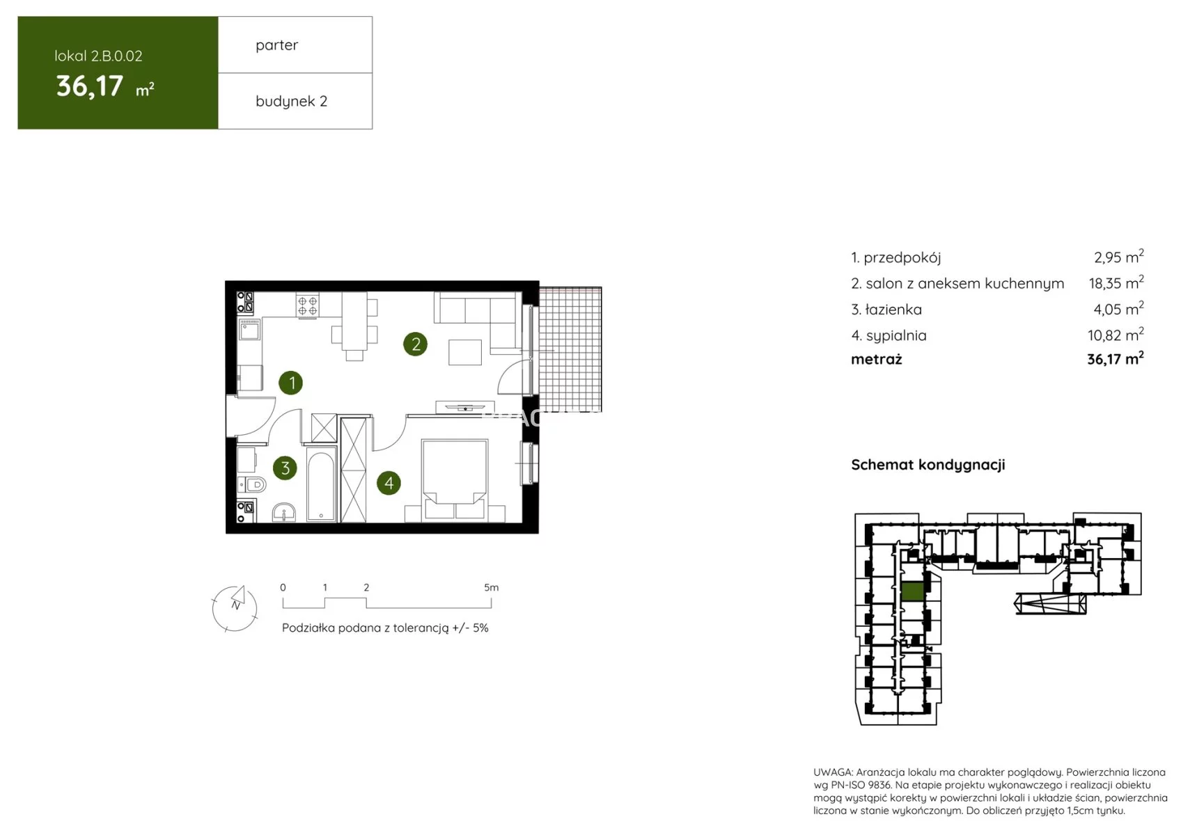 2 pokoje, mieszkanie 36,17 m², parter, oferta nr , BS2-MS-304200-16, Kraków, Prądnik Biały, Pękowicka