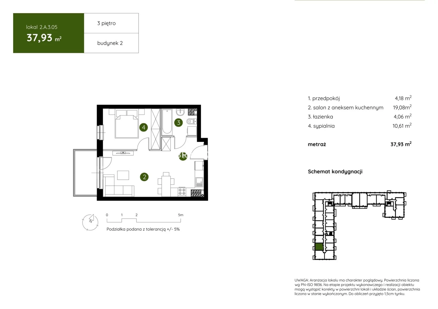 2 pokoje, mieszkanie 37,93 m², piętro 3, oferta nr , BS2-MS-304413-16, Kraków, Prądnik Biały, Pękowicka