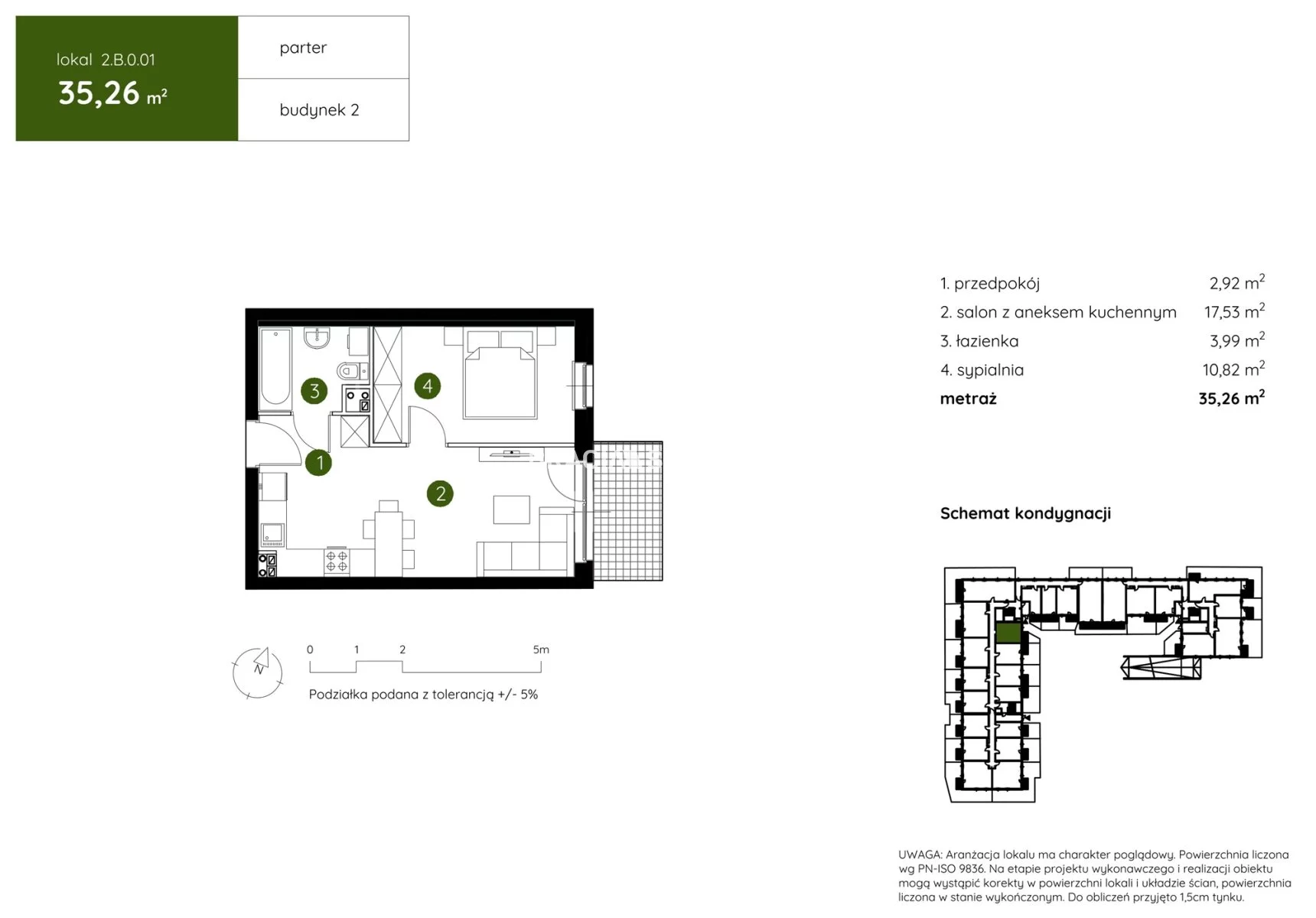 2 pokoje, mieszkanie 35,26 m², parter, oferta nr , BS2-MS-304198-18, Kraków, Prądnik Biały, Pękowicka