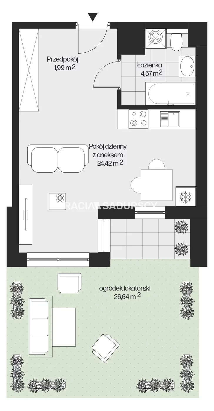 2 pokoje, mieszkanie 44,29 m², piętro 5, oferta nr , BS2-MS-301541-25, Kraków, Mistrzejowice, Piasta Kołodzieja