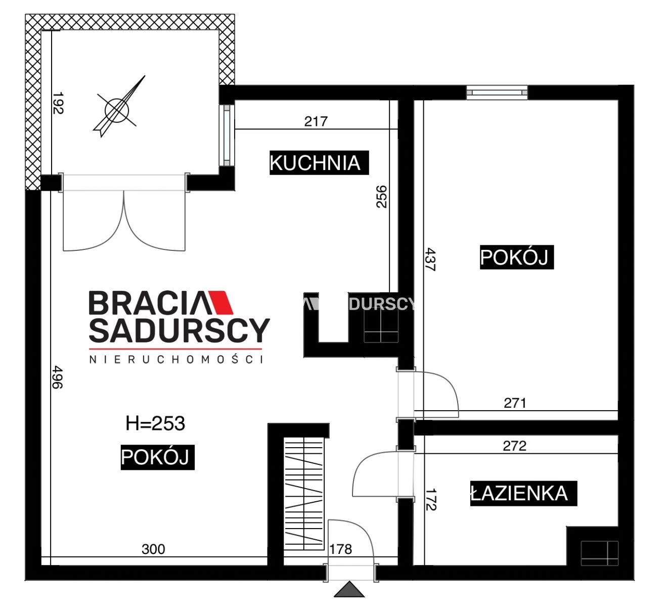 2 pokoje, mieszkanie 42,81 m², piętro 5, oferta nr , BS1-MS-312065, Kraków, Bronowice, Bronowice Małe, Radzikowskiego