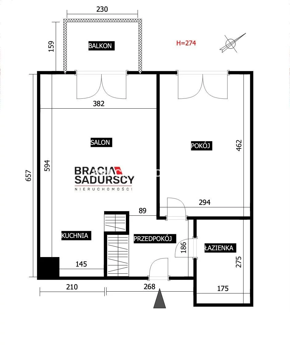 2 pokoje, mieszkanie 45,33 m², piętro 3, oferta nr , BS1-MS-311360-2, Kraków, Grzegórzki, Osiedle Oficerskie, Rakowicka