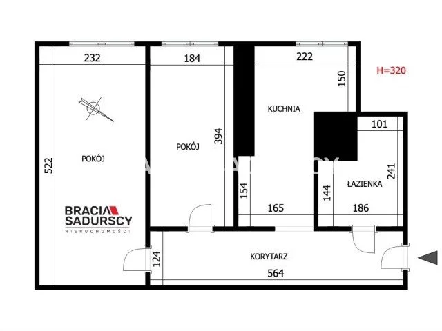2 pokoje, apartament 35,85 m², piętro 1, oferta nr , BS5-MS-310201-7, Kraków, Grzegórzki, Rakowicka