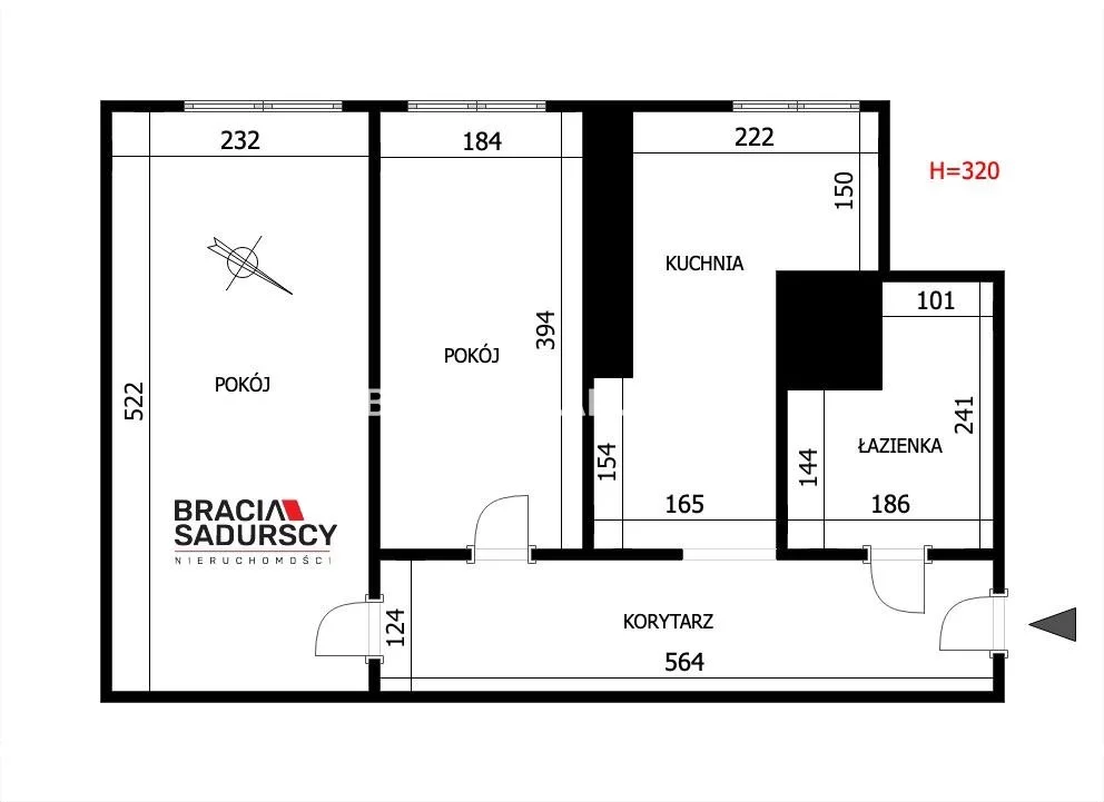 2 pokoje, apartament 35,85 m², piętro 1, oferta nr , BS5-MS-310201-7, Kraków, Grzegórzki, Rakowicka