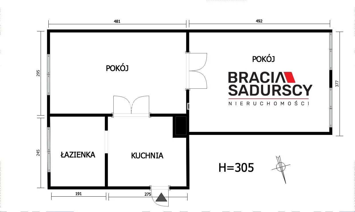 2 pokoje, mieszkanie 42,00 m², parter, oferta nr , BS3-MS-307460-1, Wieliczka, Reymonta