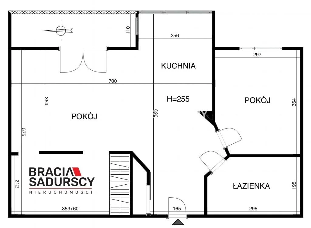 2 pokoje, mieszkanie 58,00 m², piętro 1, oferta nr , BS1-MS-311637-15, Kraków, Podgórze, Rydlówka