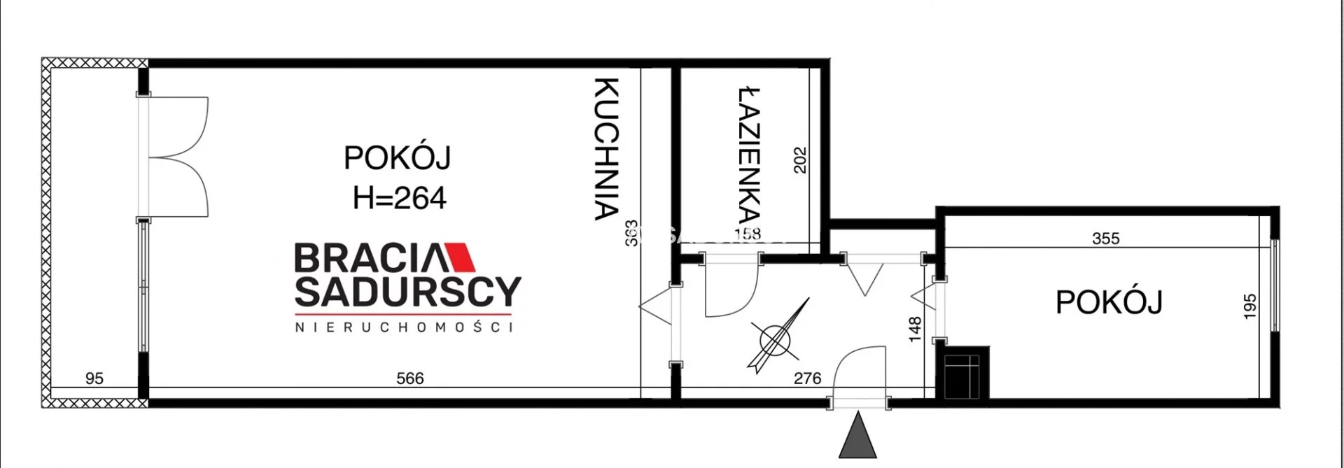 Apartament na sprzedaż, 34,32 m², 2 pokoje, piętro 1, oferta nr BS4-MS-304485-2