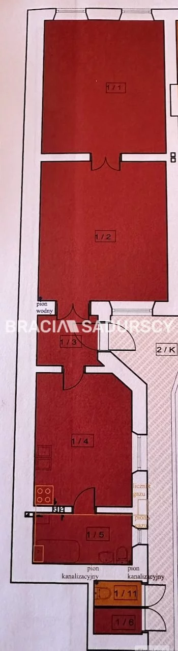 2 pokoje, mieszkanie 77,06 m², piętro 1, oferta nr , BS2-MS-310038-11, Skawina, Słowackiego