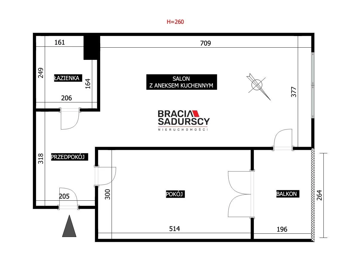 2 pokoje, mieszkanie 54,00 m², piętro 5, oferta nr , BS1-MS-311871-1, Kraków, Podgórze, Zabłocie, Ślusarska