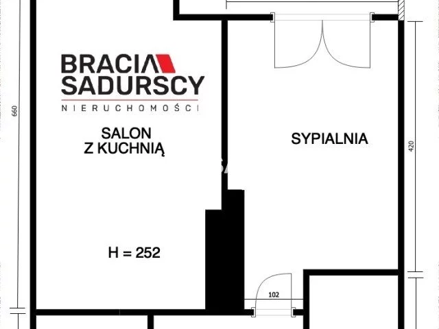 2 pokoje, apartament 42,00 m², piętro 2, oferta nr , BS5-MS-309749-4, Kraków, Bronowice, Sosnowiecka