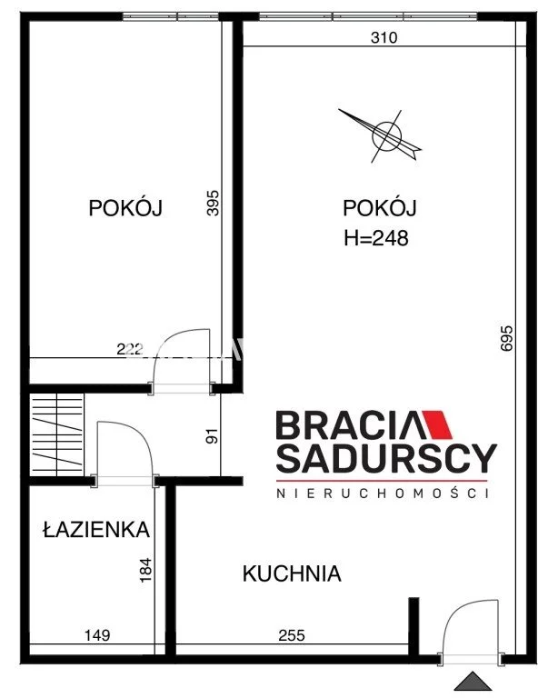 2 pokoje, mieszkanie 37,11 m², piętro 4, oferta nr , BS1-MS-309418-9, Kraków, Bieżanów-Prokocim, Spółdzielców