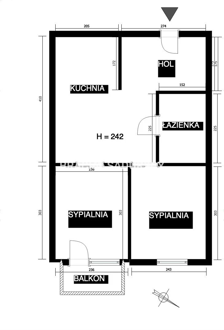 2 pokoje, apartament 34,30 m², piętro 3, oferta nr , BS4-MS-311446, Kraków, Stare Miasto, Stare Miasto, Starowiślna