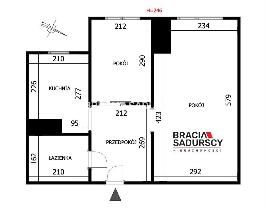2 pokoje, apartament 37,00 m², piętro 2, oferta nr , BS4-MS-310890-1, Kraków, Podgórze Duchackie, Zubrzyckiego
