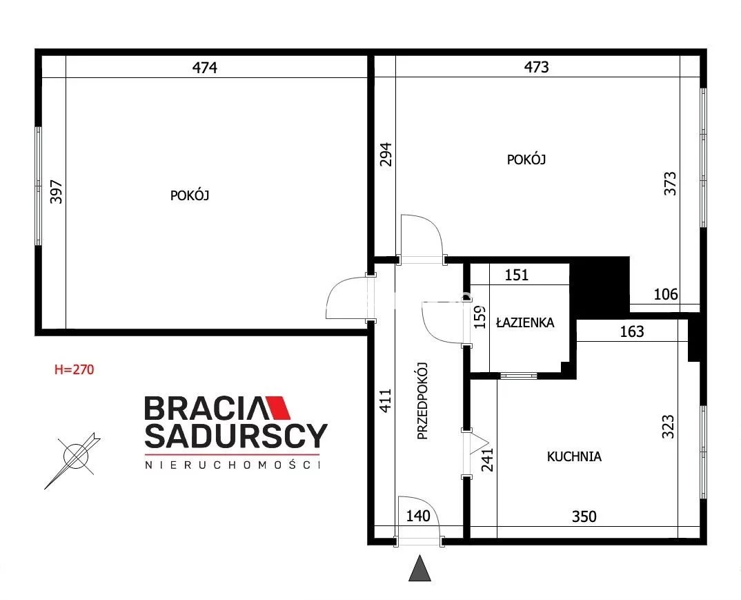 2 pokoje, mieszkanie 51,51 m², parter, oferta nr , BS2-MS-310043-4, Kraków, Łagiewniki-Borek Fałęcki, Borek Fałęcki, Żywiecka