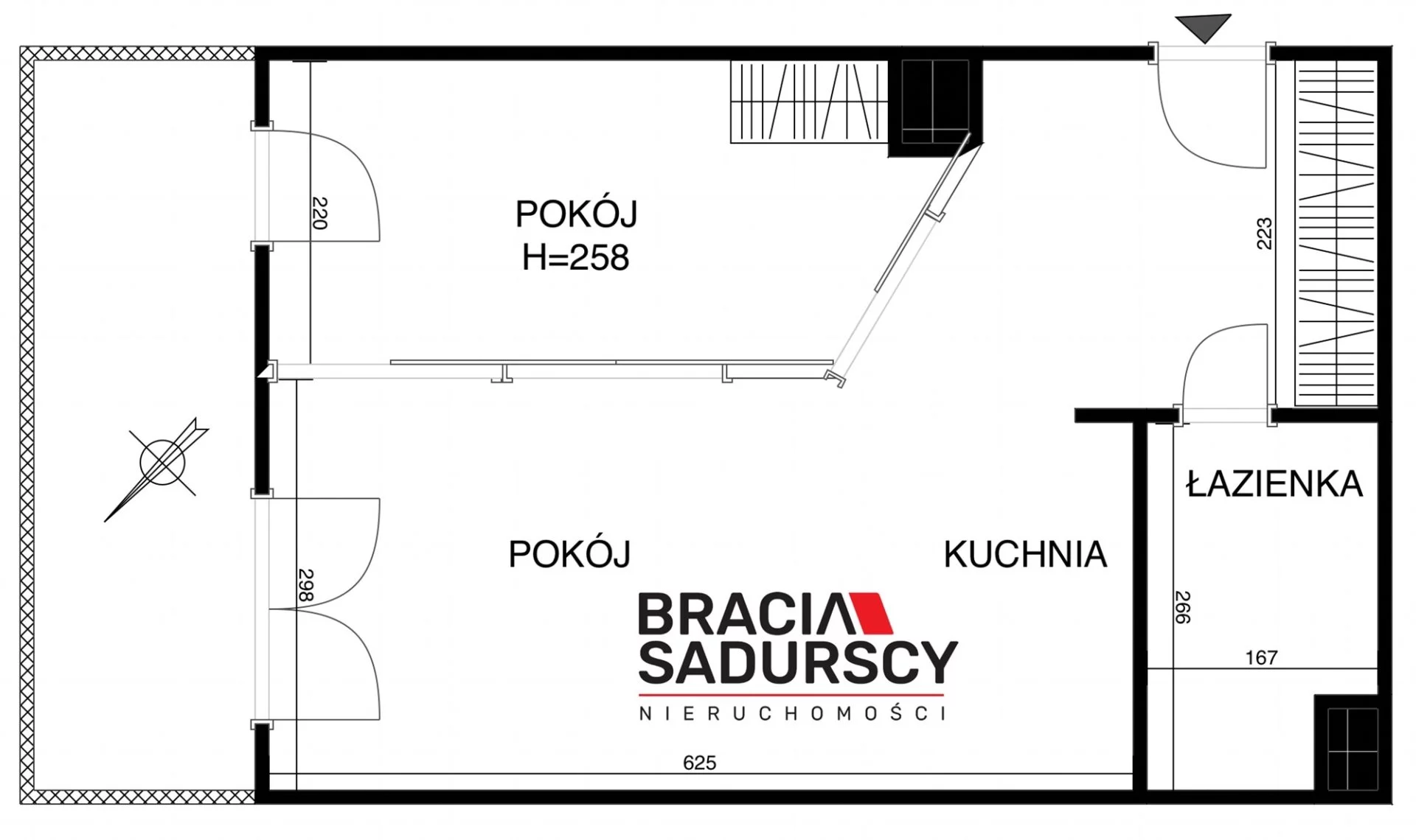 2 pokoje, mieszkanie 40,38 m², piętro 1, oferta nr , BS3-MW-308987, Kraków, Podgórze, Augustiańska
