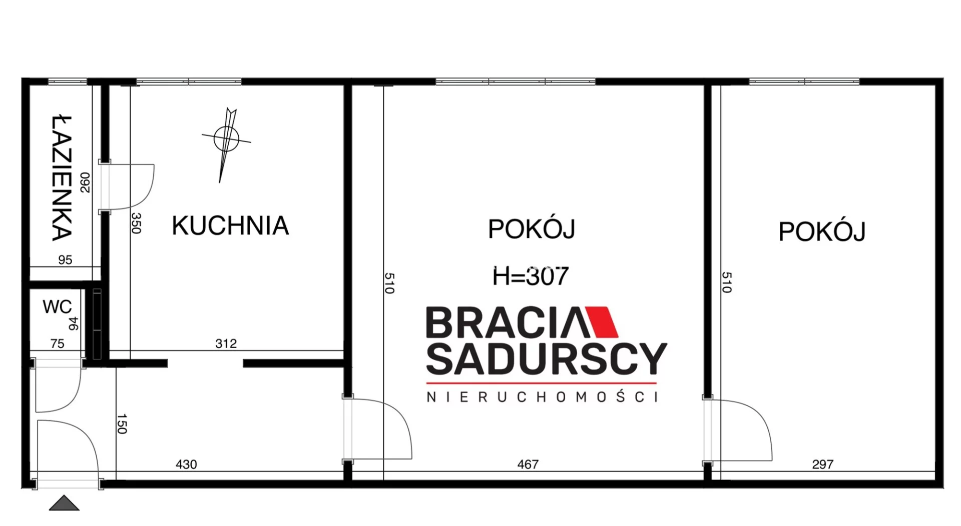 2 pokoje, mieszkanie 59,00 m², piętro 2, oferta nr , BS3-MW-305277-1, Kraków, Stare Miasto, Stare Miasto, Bosacka