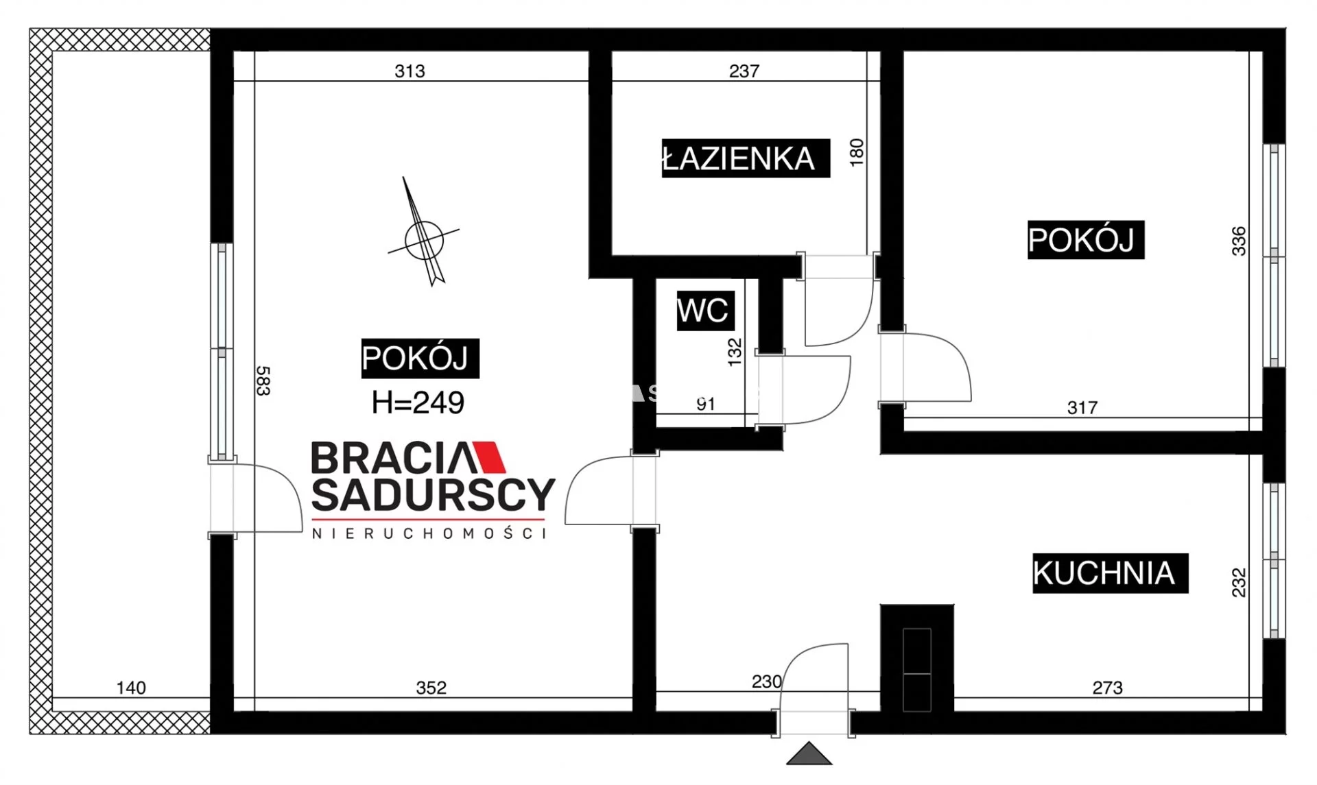 2 pokoje, mieszkanie 51,20 m², parter, oferta nr , BS2-MW-311594, Kraków, Podgórze Duchackie, Halszki