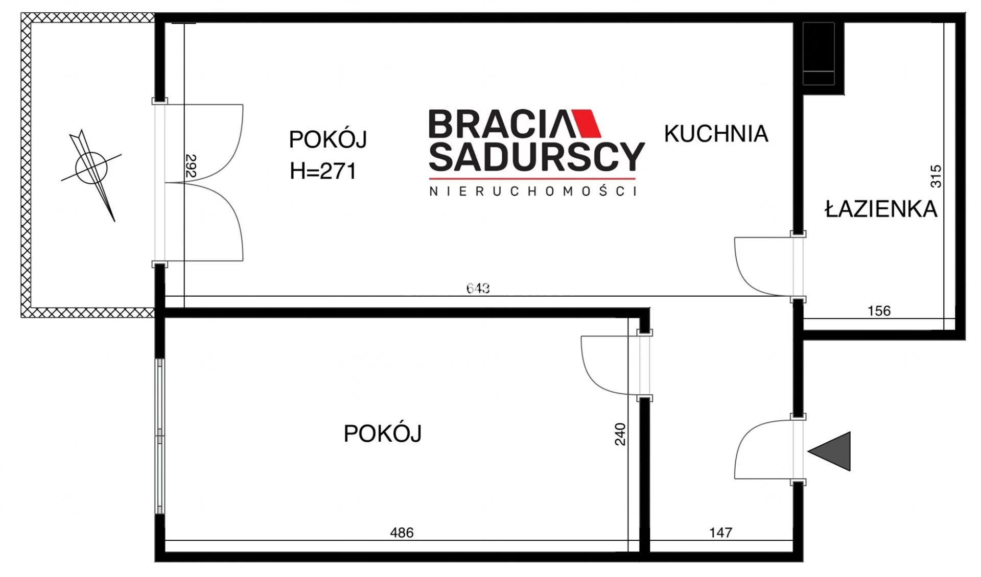 2 pokoje, mieszkanie 38,95 m², parter, oferta nr , BS3-MW-309397, Kraków, Dębniki, Ruczaj, Jana Kantego Federowicza