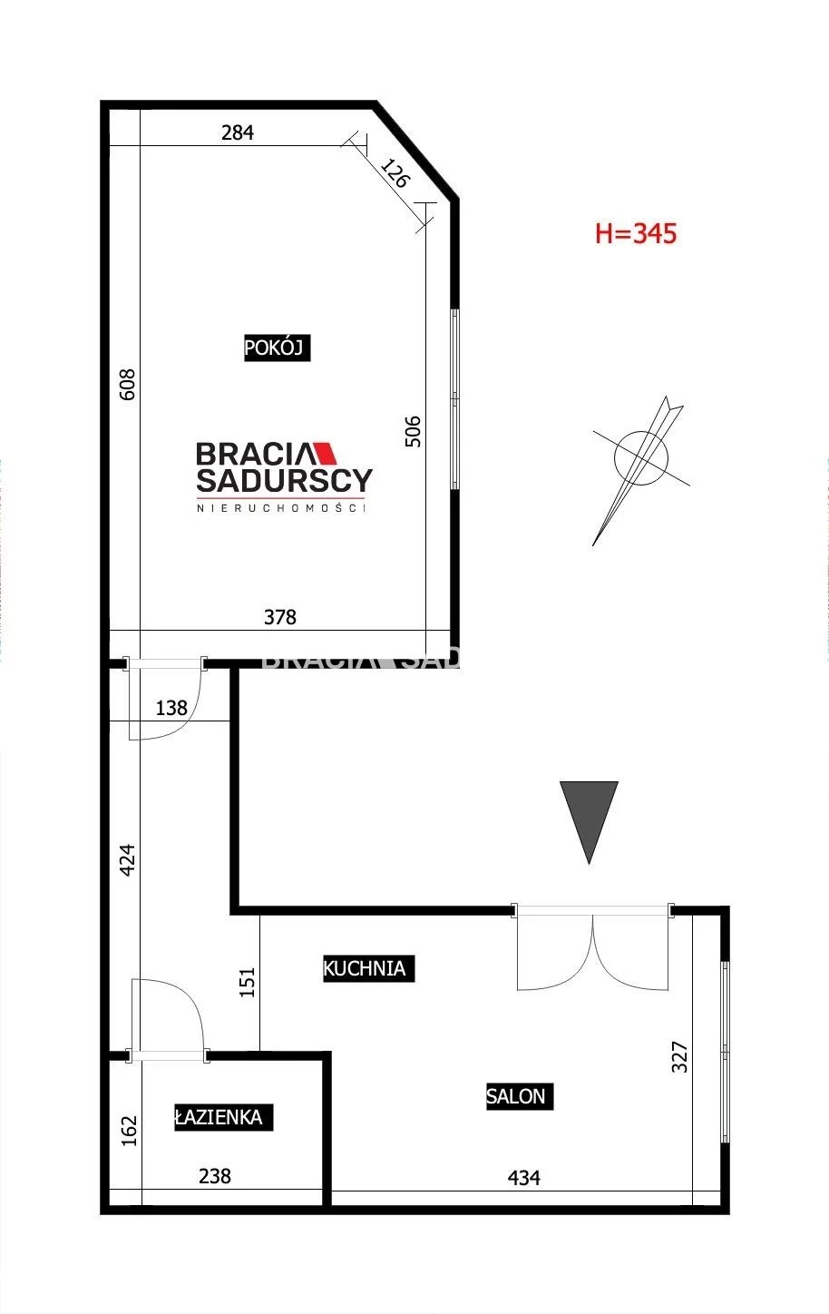2 pokoje, mieszkanie 60,00 m², piętro 2, oferta nr , BS4-MW-312423, Kraków, Kapucyńska