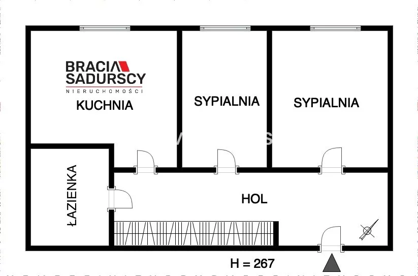 2 pokoje, mieszkanie 49,42 m², piętro 3, oferta nr , BS4-MW-312080, Kraków, Grzegórzki, Osiedle Oficerskie, Kielecka