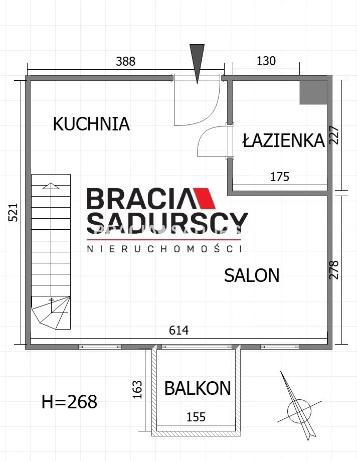 2 pokoje, mieszkanie 31,00 m², piętro 3, oferta nr , BS3-MW-312174, Kraków, Podgórze, Zabłocie, Kiełkowskiego