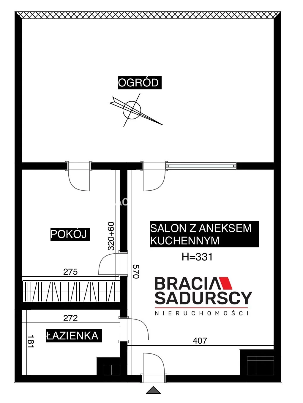 2 pokoje, mieszkanie 38,00 m², parter, oferta nr , BS1-MW-311509-1, Kraków, Swoszowice, Kliny, Komuny Paryskiej