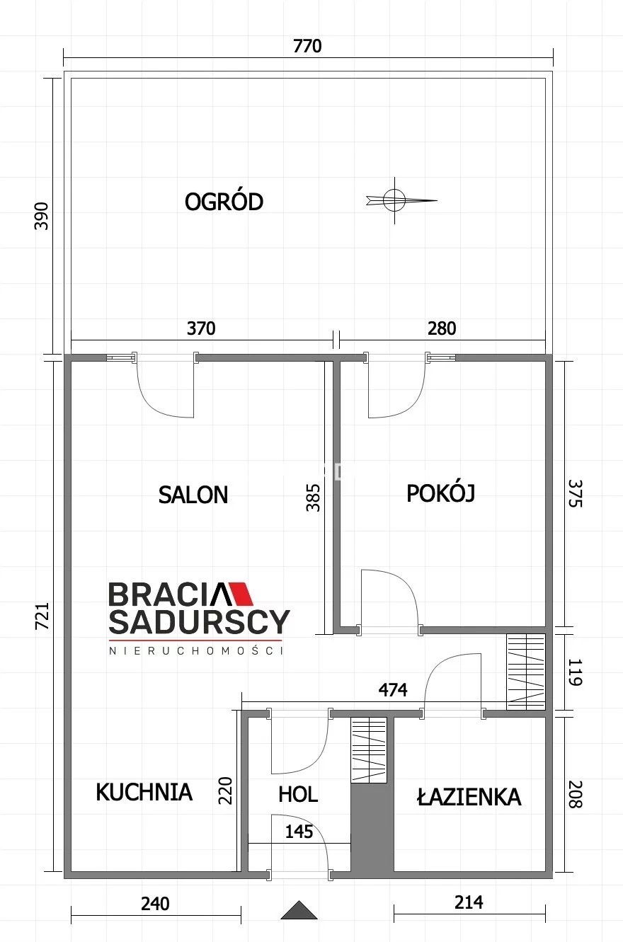 Mieszkanie do wynajęcia, 45,60 m², 2 pokoje, parter, oferta nr BS5-MW-306092-1