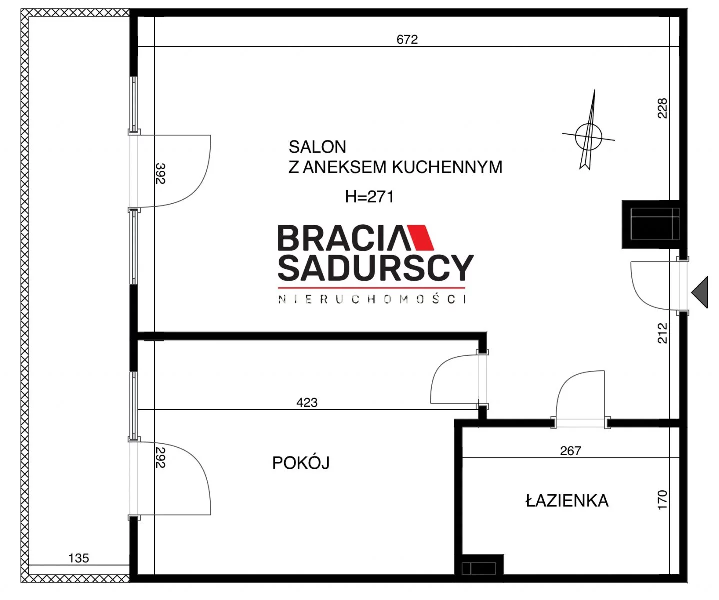 2 pokoje, mieszkanie 45,00 m², piętro 4, oferta nr , BS4-MW-309405-1, Kraków, Stare Miasto, Stare Miasto, Lubicz