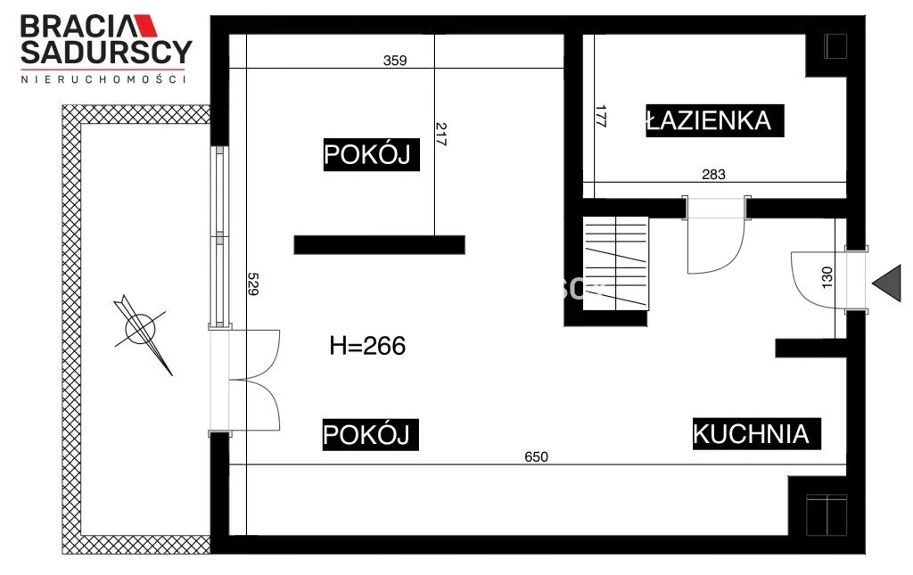 2 pokoje, mieszkanie 33,30 m², piętro 2, oferta nr , BS3-MW-311682, Kraków, Podgórze, Płaszów, Myśliwska