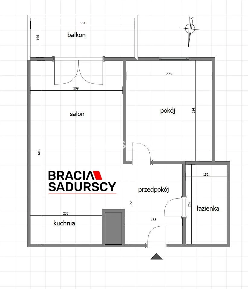 2 pokoje, mieszkanie 35,00 m², piętro 6, oferta nr , BS1-MW-312206-10, Kraków, Prądnik Czerwony, Reduta