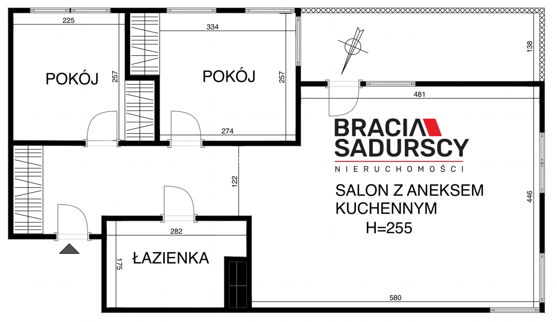 3 pokoje, mieszkanie 51,71 m², piętro 7, oferta nr , BS1-MS-310400-3, Kraków, Stare Miasto, Śródmieście, al. 29 Listopada