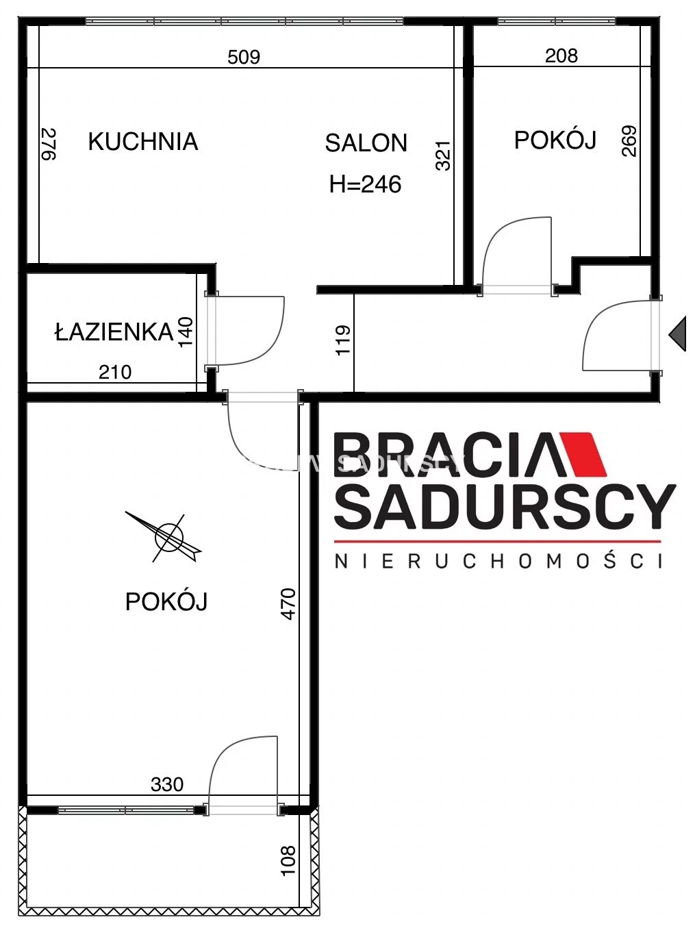 3 pokoje, apartament 48,50 m², parter, oferta nr , BS4-MS-309396-9, Kraków, Bieńczyce, os. Albertyńskie