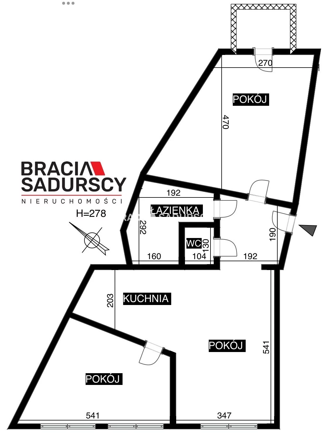 3 pokoje, apartament 68,10 m², piętro 3, oferta nr , BS1-MS-311632, Kraków, Dębniki, Barska